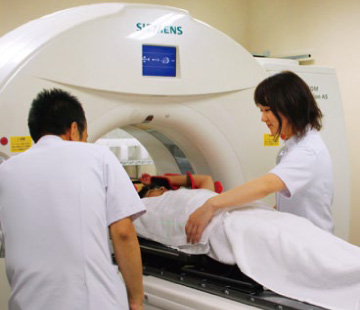 治療計画用CT の撮像
			